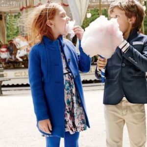 J Crew Girls Wool Stadium Coat